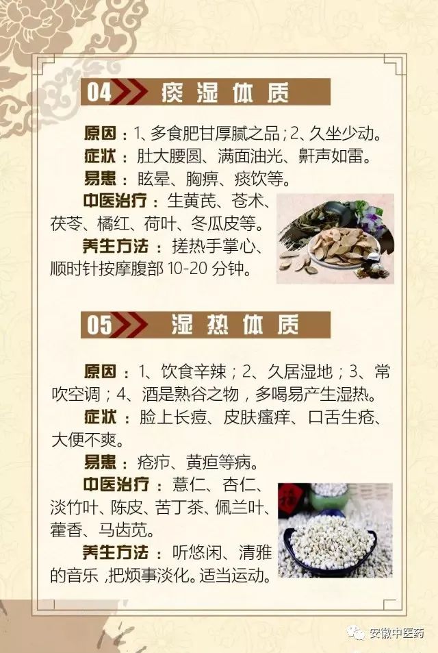 Nurturing Nine Types of Constitutions in Traditional Chinese Medicine