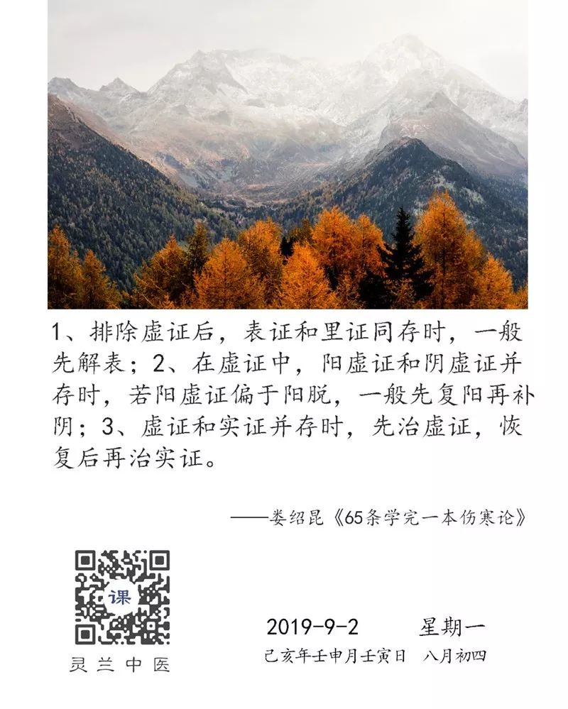 Linglan Daily Quote | How to Choose Between Deficiency and Excess Patterns When Both Are Present?