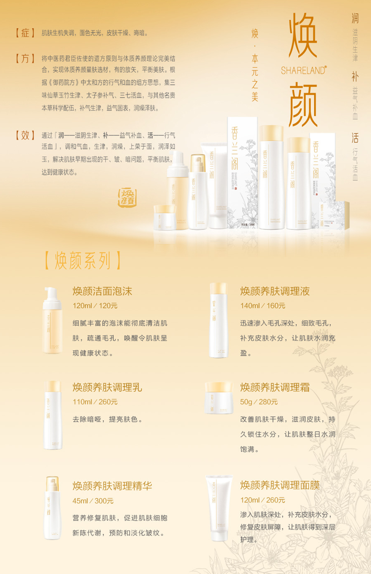 Comprehensive Plan for Nourishing the Skin with a Harmonious Constitution