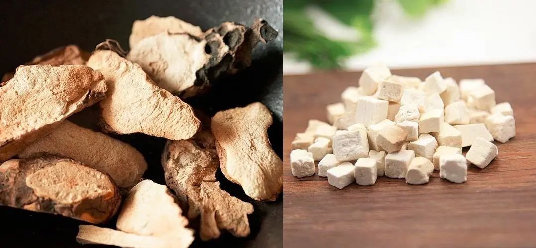 Using Fu Ling (Poria) in Water to Eliminate Dampness and Strengthen the Spleen and Stomach