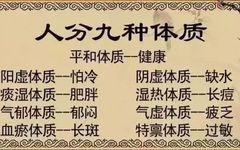 The Nine Major Types of Constitution Identification in Traditional Chinese Medicine