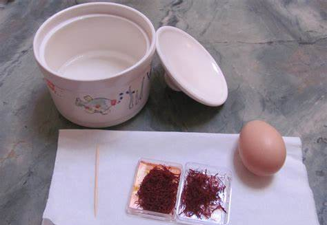 Blood Stasis Body Activation Meal: Saffron Steamed Egg Experiment