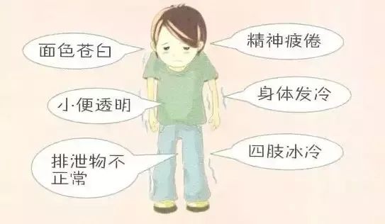 Manifestations of Kidney Yang Deficiency