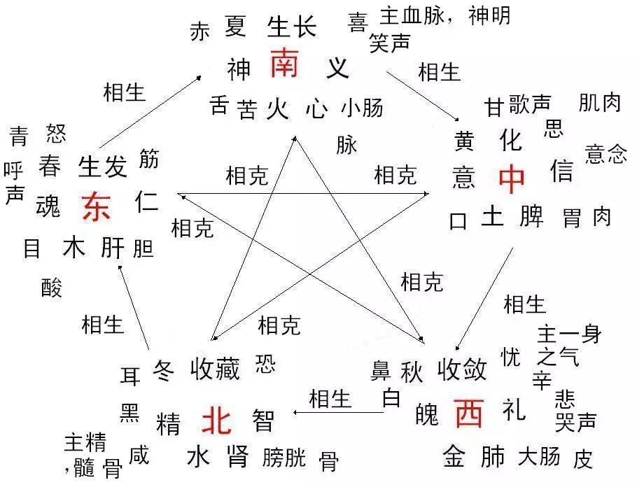 The Interactions of the Five Elements: Generating and Overcoming