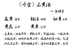 Chapter 5 of the Golden Chamber: San Huang Decoction