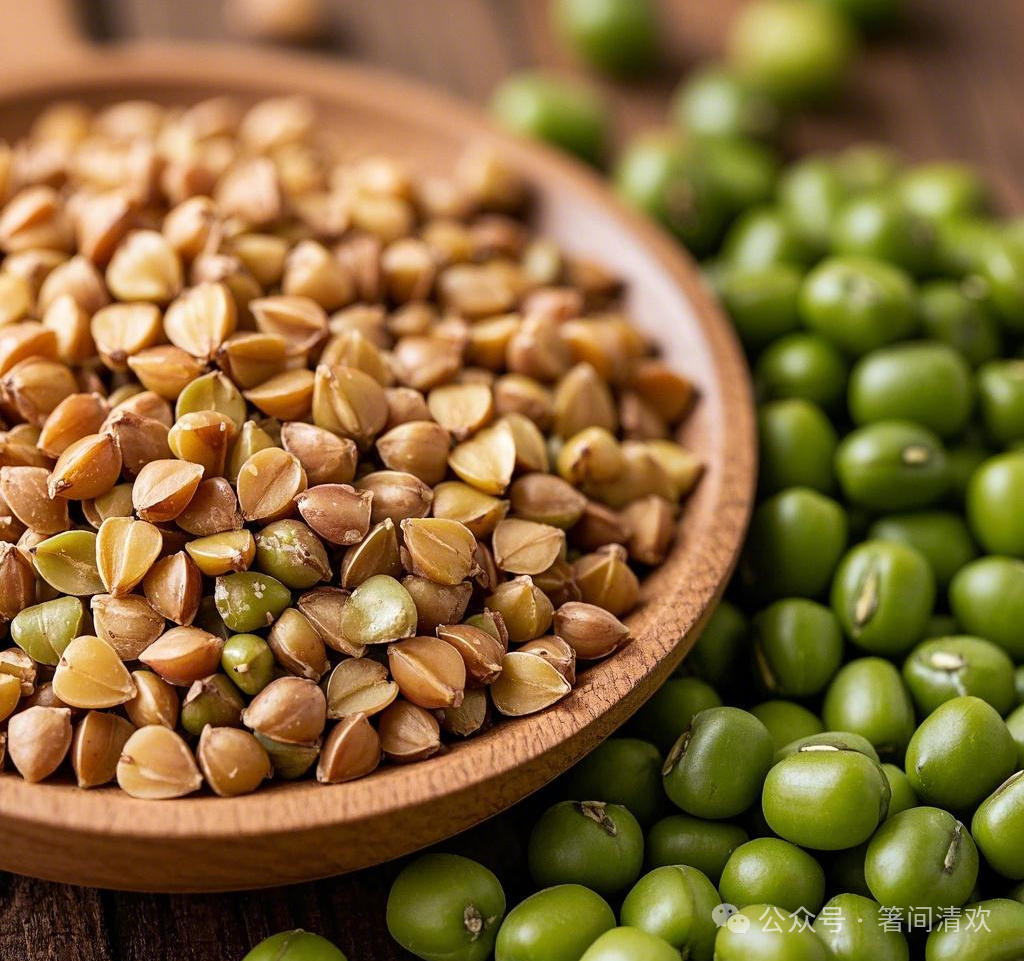 Buckwheat and Mung Bean Porridge for Clearing Heat, Detoxification, and Strengthening the Spleen